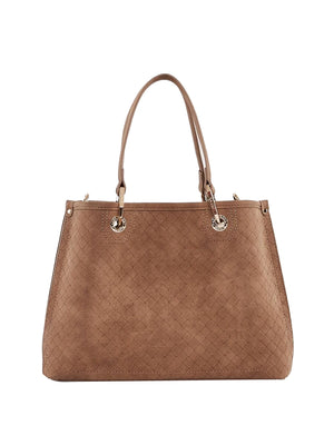GAUDI' Borsa A Mano Gaudì Intrecciata Marrone