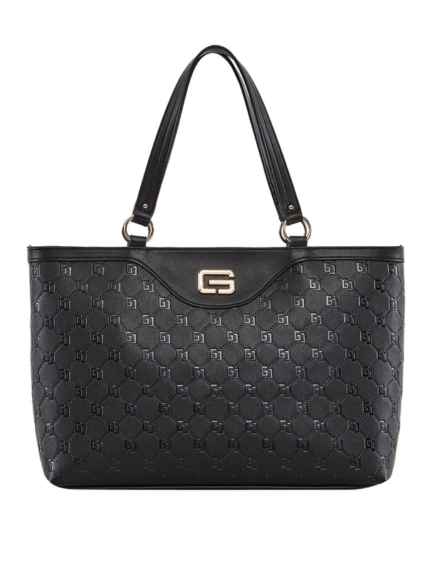GAUDI' Borsa A Mano Gaudì Con Logo Nero