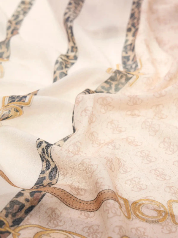 GUESS 1 USCITA Sciarpa Guess Printed 70X180 - Taupe