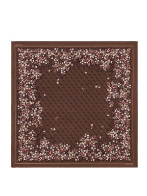 GUESS 1 USCITA Foulard Guess Printed Square 53X53 Marrone
