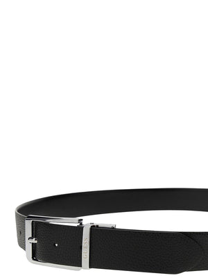 GUESS 1 USCITA Cintura Guess In Vera Pelle - Nero