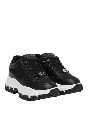 GUESS 1 USCITA Sneakers Runner Berrett 4G Logo Peony - Black