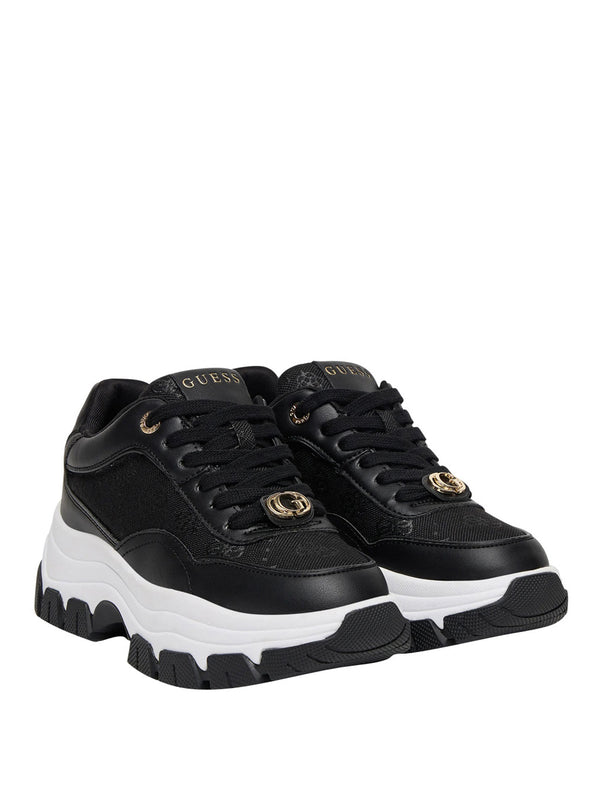 GUESS 1 USCITA Sneakers Runner Berrett 4G Logo Peony - Black