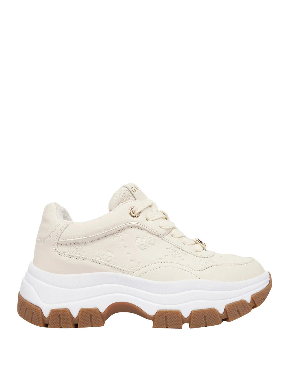GUESS 1 USCITA Sneakers Guess Runner Berrett 4G Logo Peony - Cream