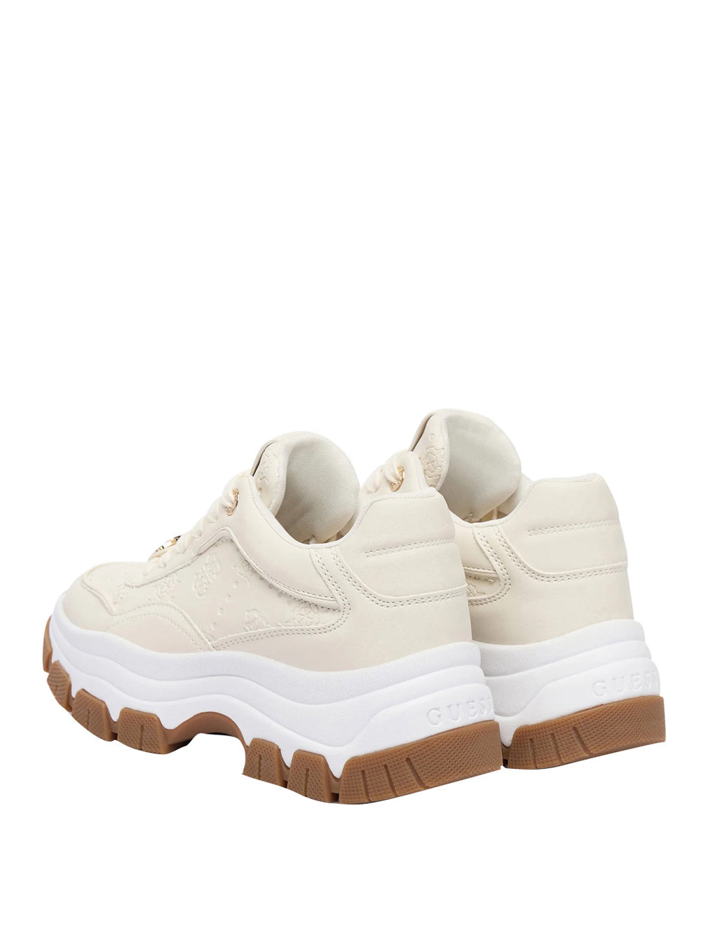 GUESS 1 USCITA Sneakers Guess Runner Berrett 4G Logo Peony - Cream