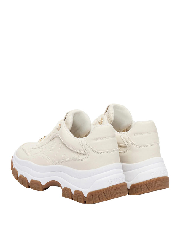 GUESS 1 USCITA Sneakers Guess Runner Berrett 4G Logo Peony - Cream