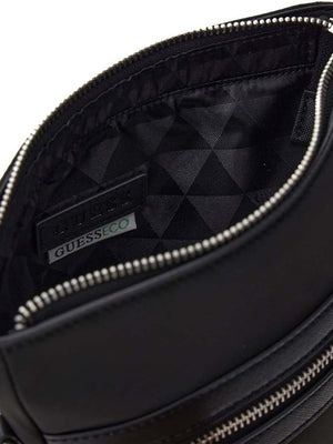 GUESS 1 USCITA Borsa A Tracolla Guess Berlin Crossbody Flat - Nero
