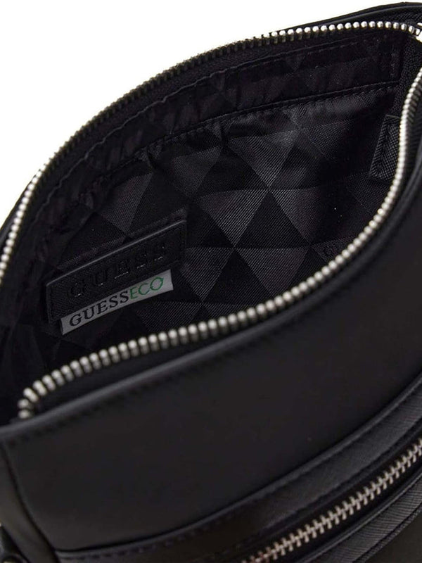 GUESS 1 USCITA Borsa A Tracolla Guess Berlin Crossbody Flat - Nero