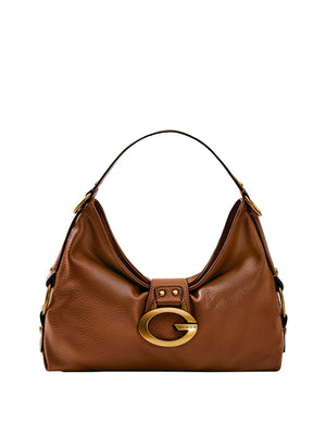 GUESS 1 USCITA Borsa Guess Media A Spalla Camden - Cognac
