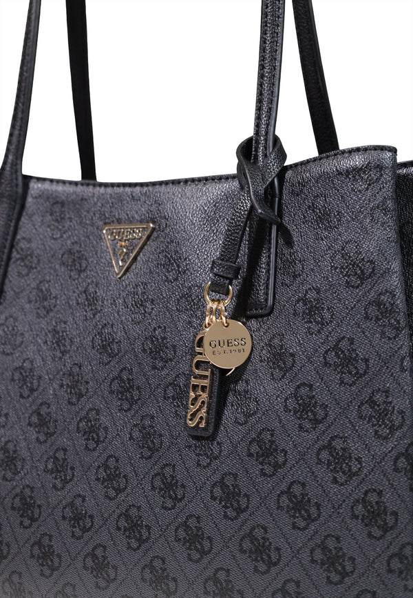 GUESS 1 USCITA Borsa A Mano Guess Noelle Li Tech Tote - Coal