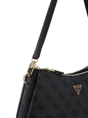 GUESS 1 USCITA Borsa A Tracolla Guess Mini Noelle 4G Logo - Coal