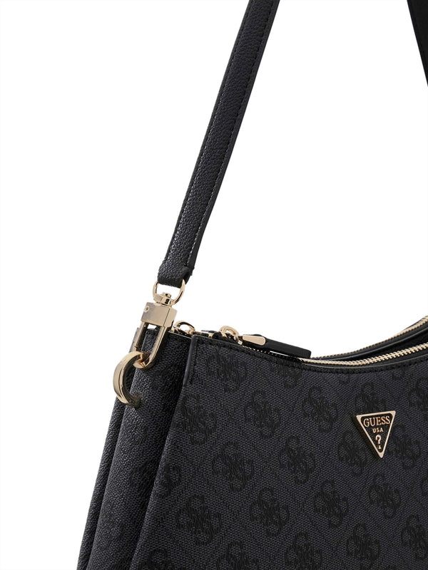 GUESS 1 USCITA Borsa A Tracolla Guess Mini Noelle 4G Logo - Coal