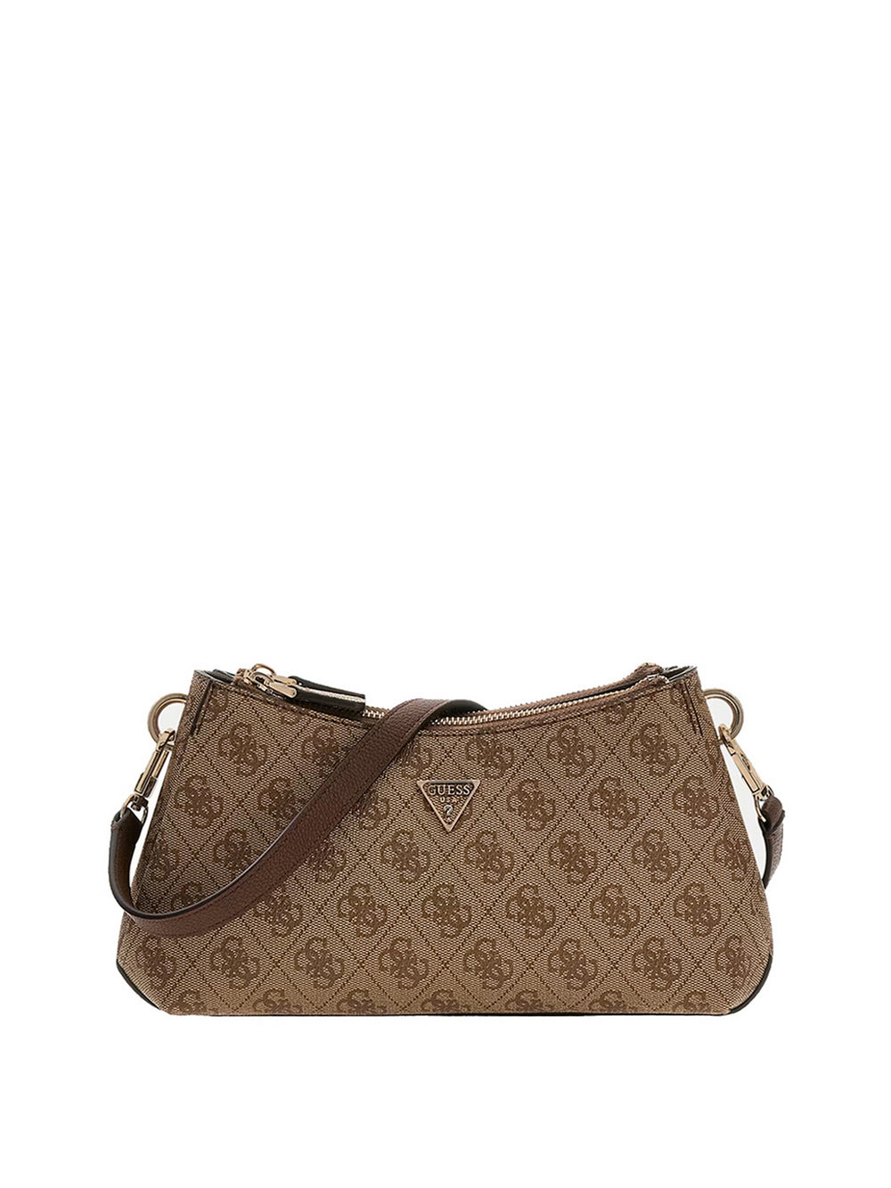 GUESS 1 USCITA Mini Tracolla Guess Noelle 4G Logo - Marrone