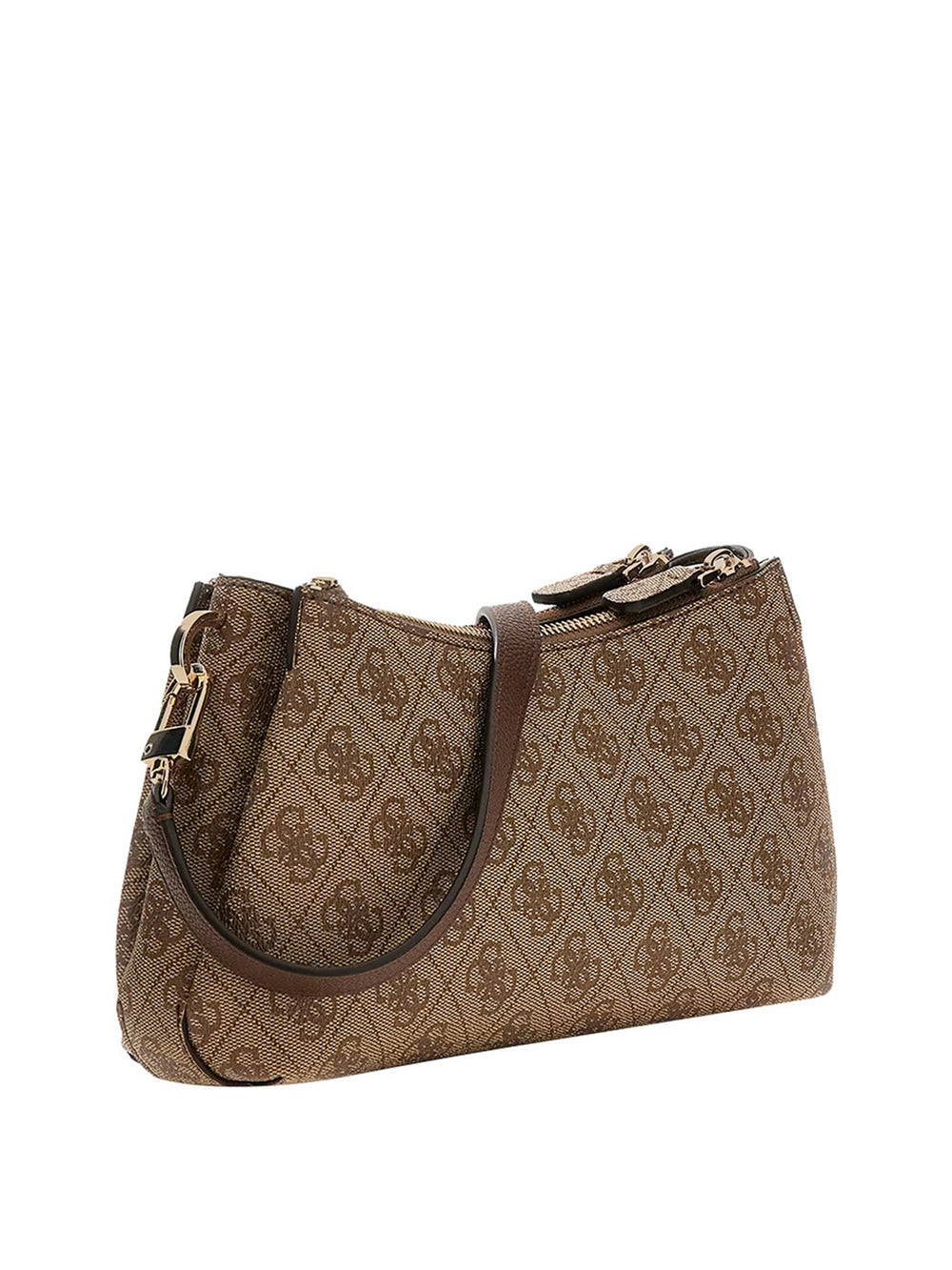 GUESS 1 USCITA Mini Tracolla Guess Noelle 4G Logo - Marrone