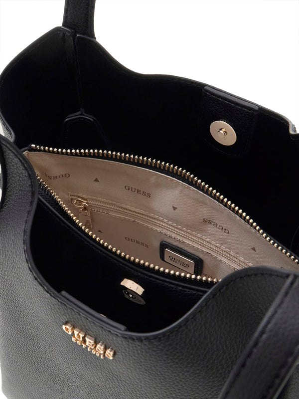 GUESS 1 USCITA Borsa A Mano Guess A Secchiello Melody - Nero