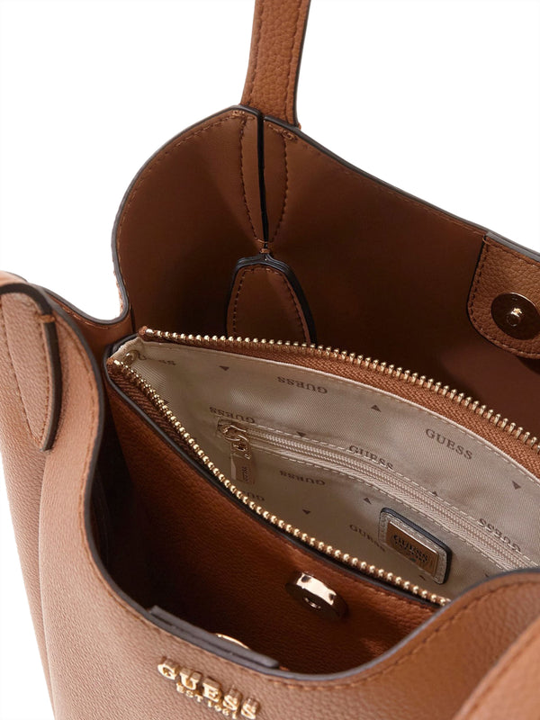 GUESS 1 USCITA Borsa A Mano Guess A Secchiello Melody - Caramel