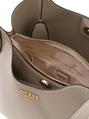 GUESS 1 USCITA Borsa A Mano Guess A Secchiello Melody - Taupe