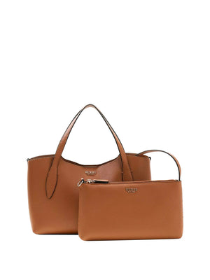 GUESS 1 USCITA Borsa A Mano Guess Melody 2 iIn 1 Satchel Caramel