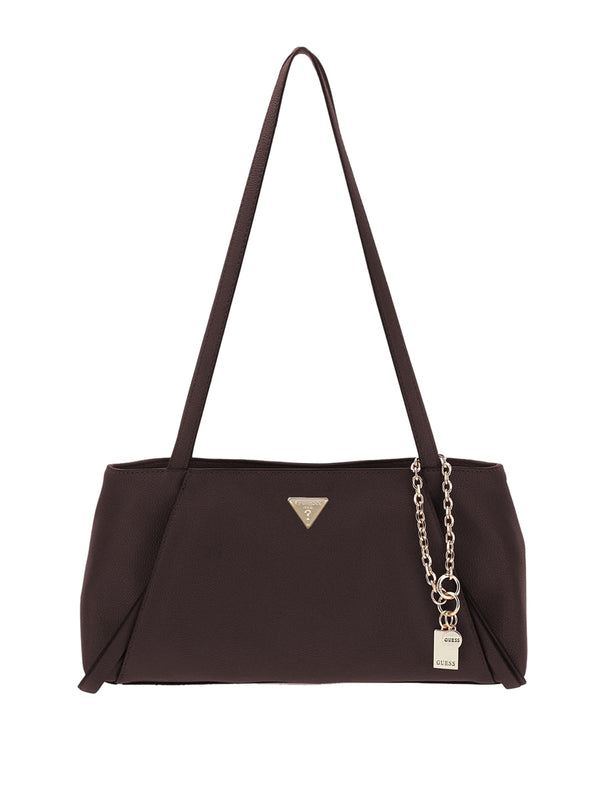 GUESS 1 USCITA Borsa A Spalla Guess Devon Satchel - Brown