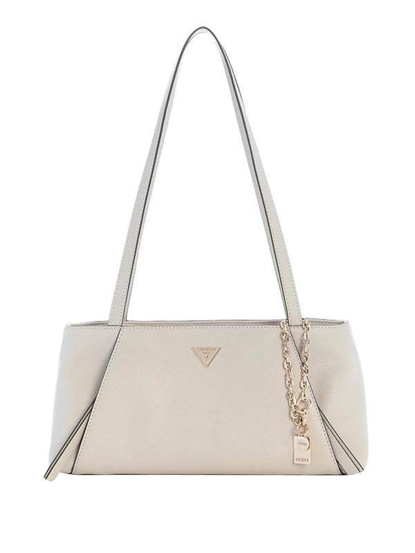 GUESS 1 USCITA Borsa A Spalla Guess Devon Satchel - Light Taupe
