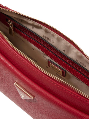 GUESS 1 USCITA Borsa A Tracolla Guess Devon Mini - Dark Cherry