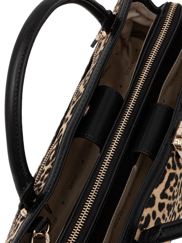 GUESS 1 USCITA Borsa A Mano Guess Audrey Leopard