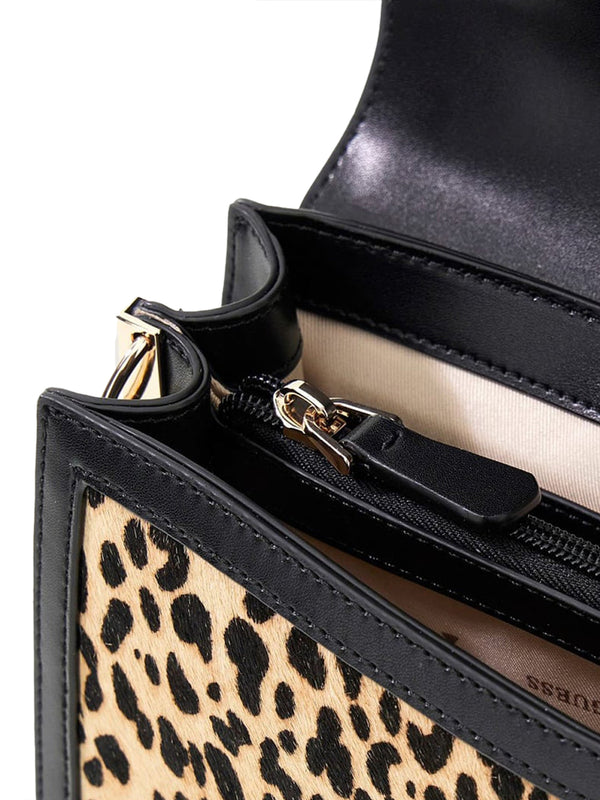 GUESS 1 USCITA Borsa A Mano Guess Audrey Convertible - Leopard