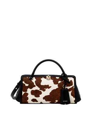 GUESS 1 USCITA Borsa A Mano Guess Audrey Sml Girlfriend Satchel - Cow
