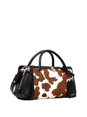 GUESS 1 USCITA Borsa A Mano Guess Audrey Sml Girlfriend Satchel - Cow