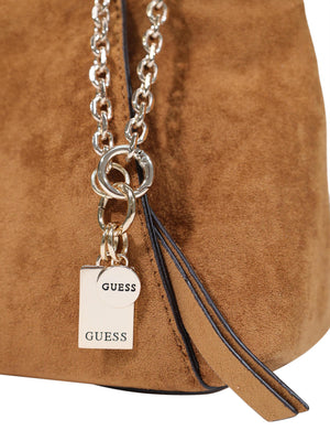 GUESS 1 USCITA Borsa A Mano Guess Devon - Cognac