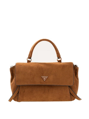 GUESS 1 USCITA Borsa A Tracolla Guess Devon Top Cognac