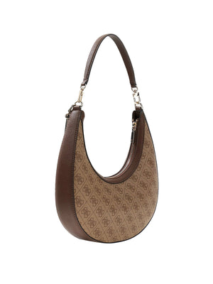 GUESS 1 USCITA Borsa A Mano Guess Lindsey Beige