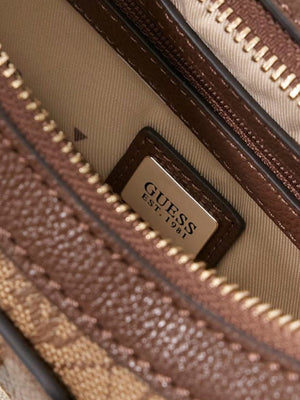 GUESS 1 USCITA Borsa A Mano Guess Lindsey Beige