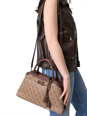 GUESS 1 USCITA Borsa A Mano Guess Lindsey Beige