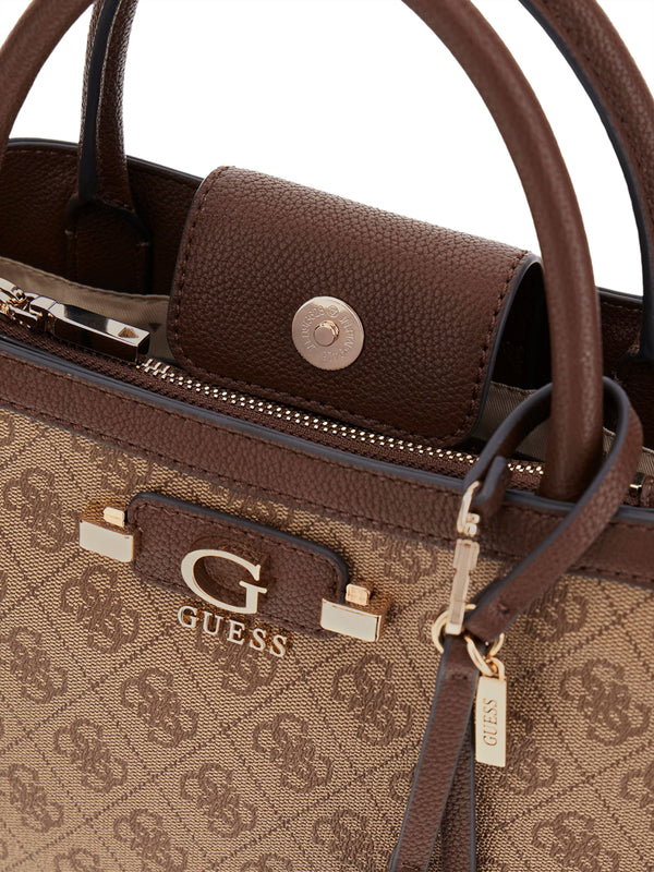 GUESS 1 USCITA Borsa A Mano Guess Lindsey Beige