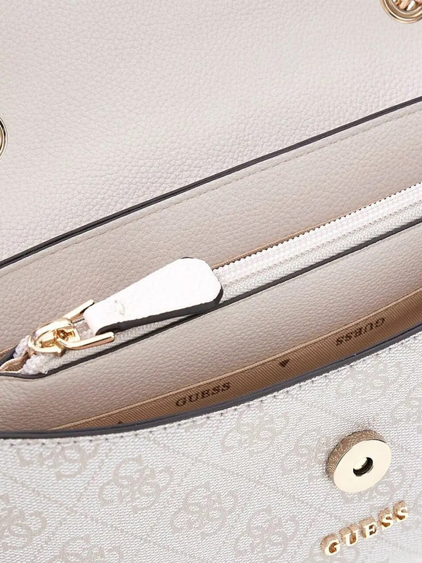 GUESS 1 USCITA Borsa A Mano Lindsey Guess - Beige