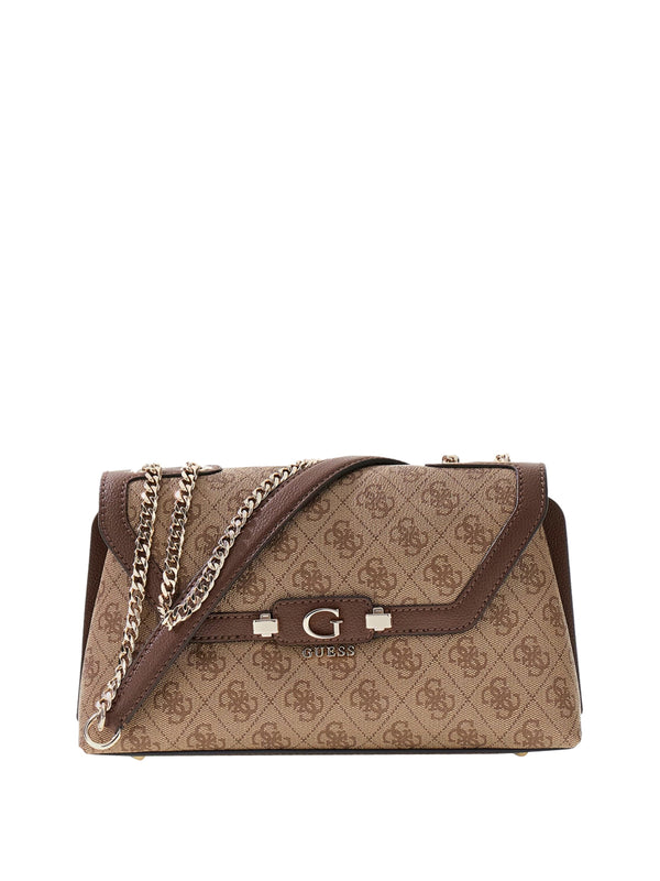 GUESS 1 USCITA Borsa A Tracolla Guess Lindsey Convertible - Beige