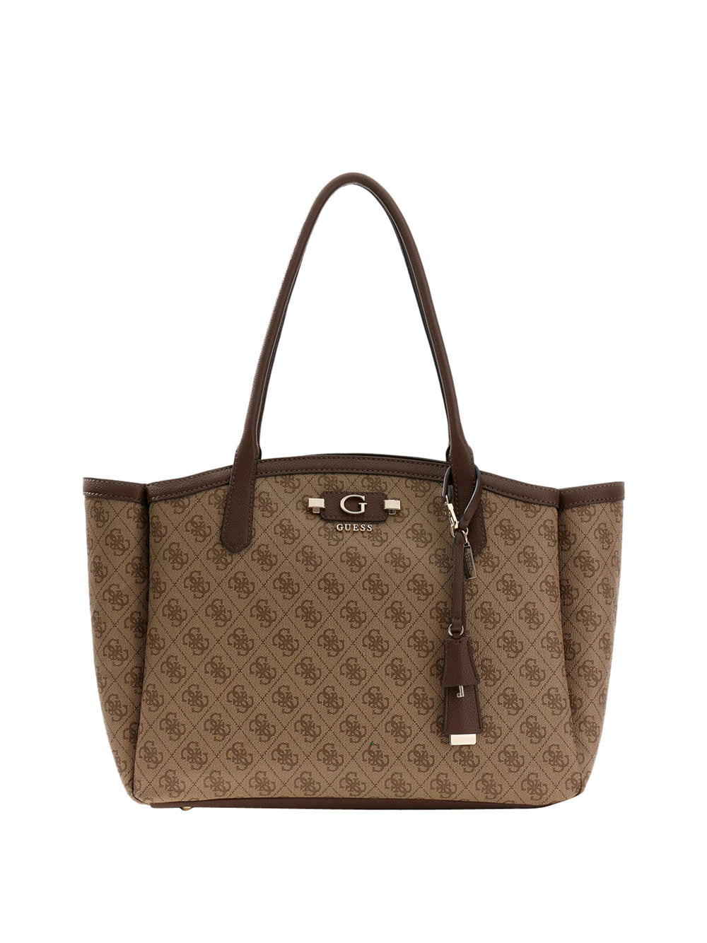 GUESS 1 USCITA Borsa A Mano Guess Lindsey Beige
