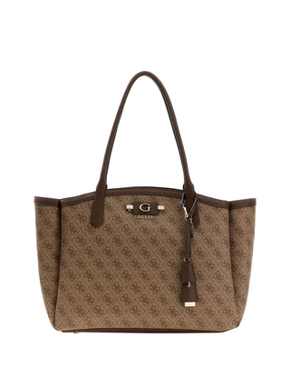 GUESS 1 USCITA Borsa A Mano Guess Lindsey Beige