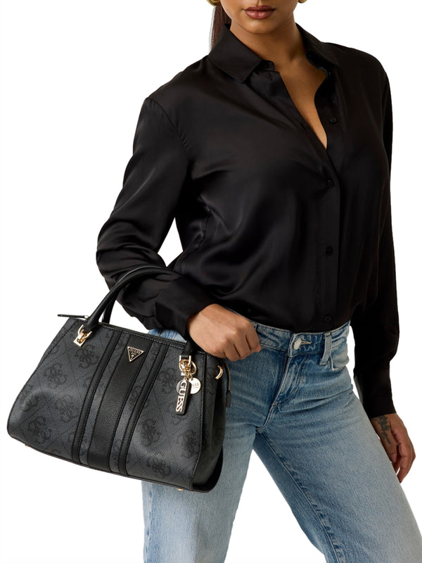 GUESS 1 USCITA Borsa A Mano Guess Noelle Con Logo Coal