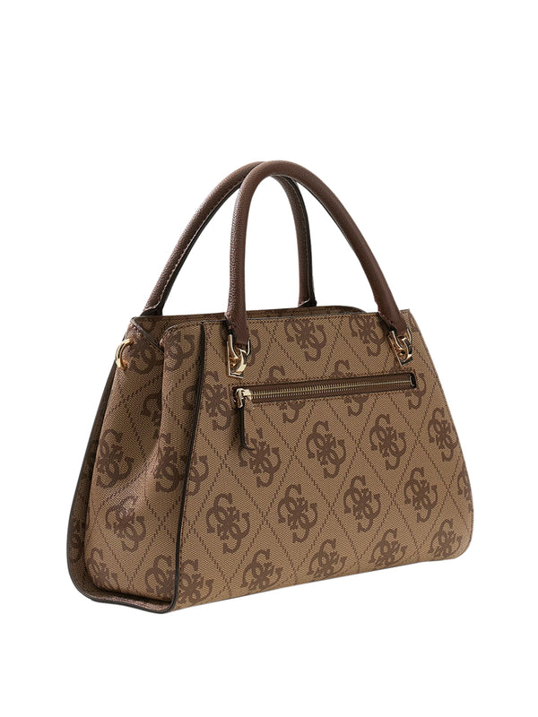 GUESS 1 USCITA Borsa A Mano Guess Noelle Con Logo Brown