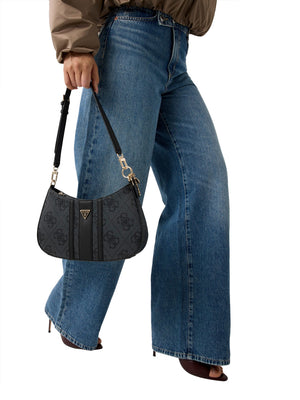 GUESS 1 USCITA Borsa A Tracolla Guess Noelle - Coal