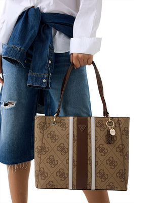 GUESS 1 USCITA Borsa Shopper Guess Noelle - Brown