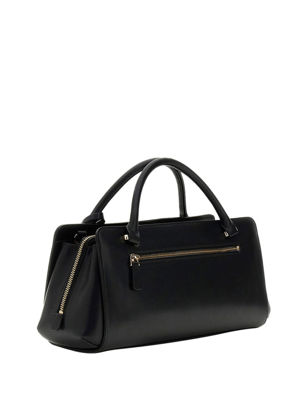 GUESS 1 USCITA Borsa A Mano Guess Audrey Sml Girlfriend Satchel - Nero