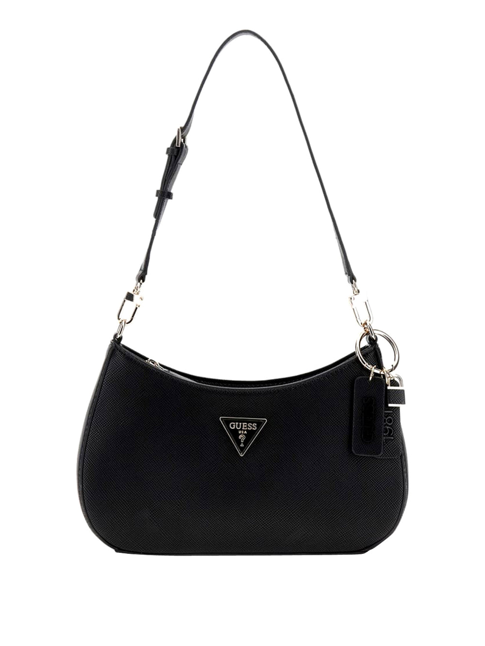 GUESS 1 USCITA Borsa A Tracolla Noelle Saffiano Guess - Nero