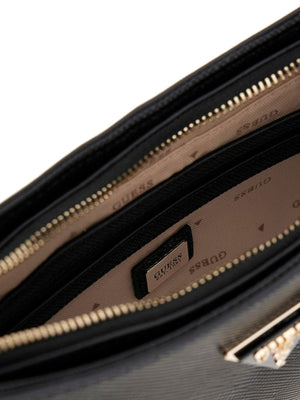 GUESS 1 USCITA Borsa A Tracolla Noelle Saffiano Guess - Nero