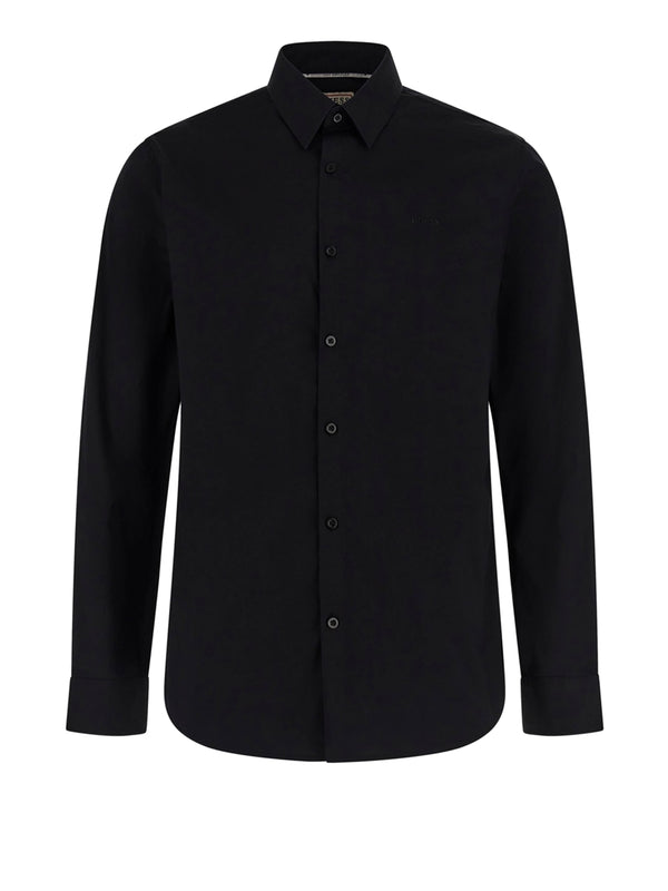 GUESS 1 USCITA Camicia Guess In Tinta Unita Slim Fit - Black