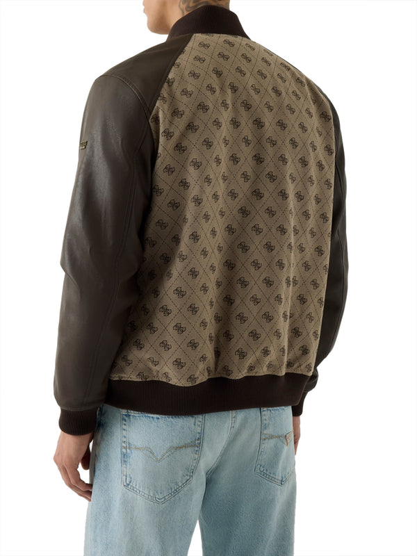 GUESS 1 USCITA Bomber Guess Monogram - Sand