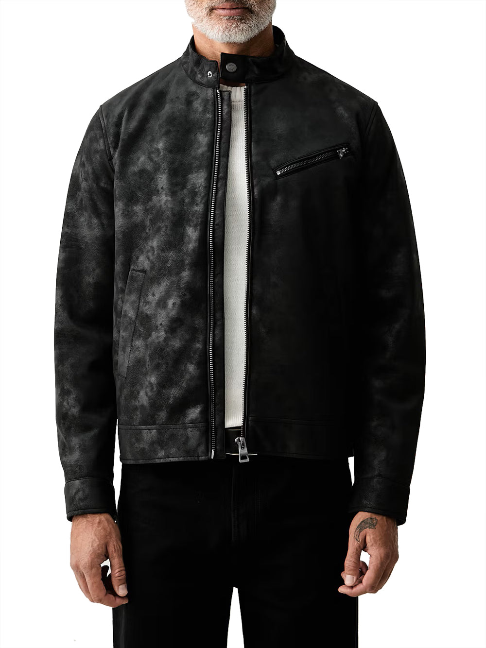 GUESS 1 USCITA Giacca Guess Biker Harrington - Nero