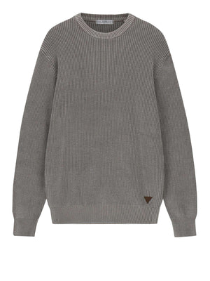 GUESS 1 USCITA Maglione Guess Manny Cn English Rib Washed Sw - Grigio